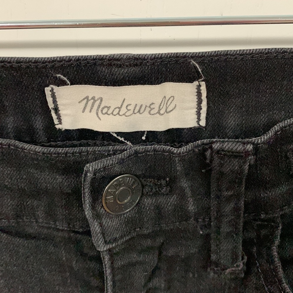 Madewell Roadtripper Skinny Black jeans Waist 24” good condition - Picture 2 of 7
